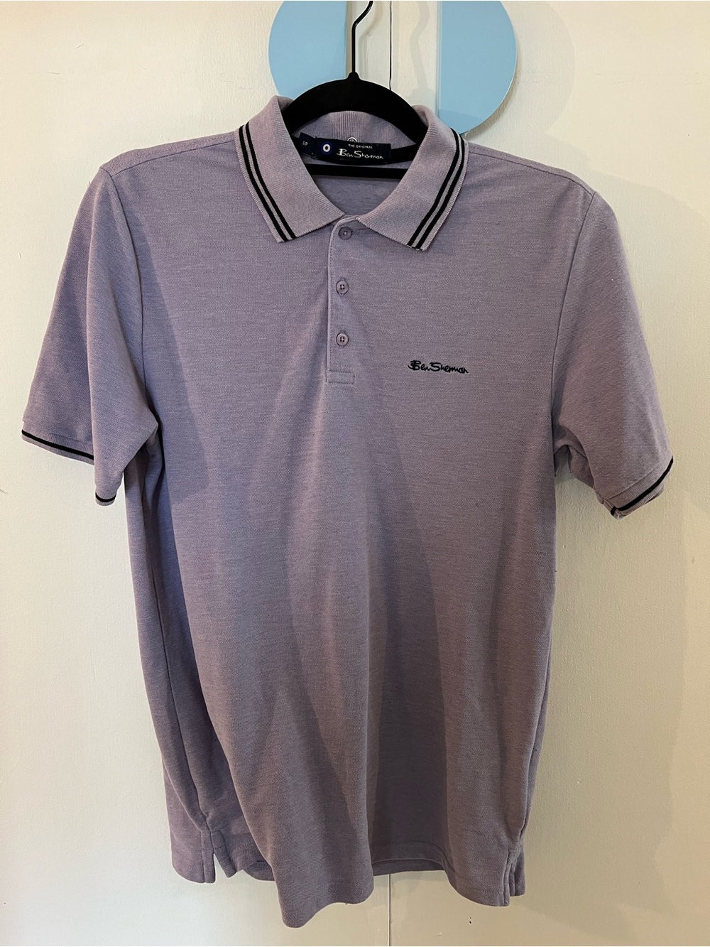 Ben Sherman Twin Tipped Lavender Polo